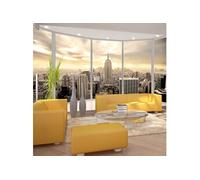 Papier peint Sunny morning in New York City-Taille L 100 x H 70 cm Imprimé