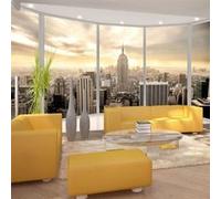 Papier peint Sunny morning in New York City-Taille L 100 x H 70 cm Imprimé