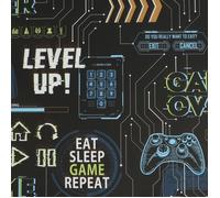 Papier peint support papier Game Over 1000 x 53cm Multicolore