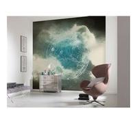 Papier Peint - Surreal Planet 300x280cm - Intissé, Bleu G