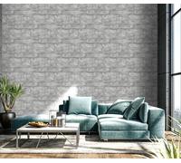 Papier peint texturé 10222-31 Papier peint intissé bois 0,53 x 10,05 m Erismann GMK - Fashion For Walls Grey