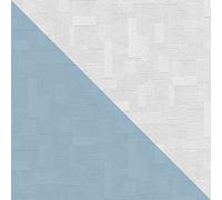 Papier peint texturé Profhome 262516-GU papier peint intissé à peindre texturé à l'aspect textile mat blanc 5,33 m2