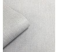 Muriva Papier peint Venezia M67309 – Vinyle italien, texture tissé embossé paillettes Argent