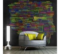 Papier peint The map of Poland 2-Taille L 400 x H 309 cm Imprimé G