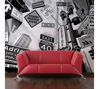 Papier peint Tous les chemins mènent à Manhattan-Taille L 250 x H 193 cm Imprimé