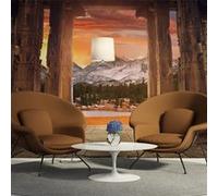 Papier peint Trail of rocky temples 2-Taille L 300 x H 231 cm Imprimé G