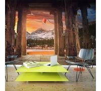 Papier peint Trail of rocky temples-Taille L 450 x H 270 cm Imprimé G