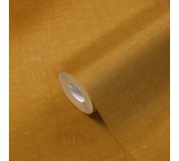 Papier Peint Uni Avec Effet Marbré - Jaune