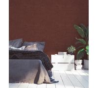 Papier Peint Uni Avec Motif De Couleur & Look Vintage - Rouge