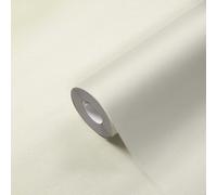 Papier Peint Uni Avec Structure Légère Unicolore - Blanc