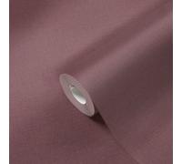 Papier Peint Uni Avec Texture Lin - Rouge