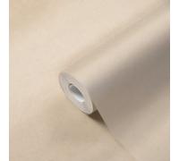 Papier Peint Uni Avec Un Aspect Béton Discret - Beige, Crème