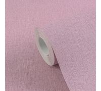 Papier Peint Uni En Aspect Tissu De MICHALSKY - Violet