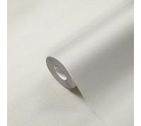 A.S. Création Casual Living 393413 Papier peint intissé uni de qualité supérieure pour chambre à coucher 10,05 m x 0,53 m Fabriqué en Allemagne Blanc crème