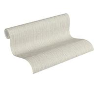 Papier Peint Uni Ethnic Origin Papier peint intissé 10.05 m x 0.53 m Gris Fabriqué en Allemagne par A.S. Création 371791 37179-1