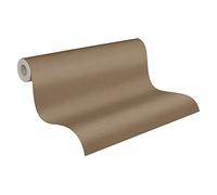 Papier Peint Uni Ethnic Origin Papier peint intissé - 10,05m x 0,53m - Brun Fabriqué en Allemagne par A.S. Création 306892 30689-2