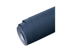 Papier peint unicolore - Papier peint non tissé à peindre pour chambre d'enfant | Papier peint texturé bleu marine sans correspondance pour fond TV, décoration de porte et rénovation