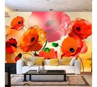Papier peint Velvet Poppies-Taille L 200 x H 140 cm Imprimé G