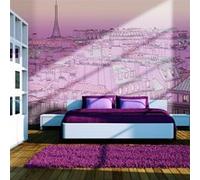 Papier peint Vendredi soir à Paris-Taille L 200 x H 154 cm Imprimé G