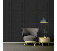 Papier Peint VERSACE recque 10M X 70CM - NOIR 935234
