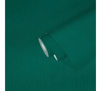 Papier Peint VERSACE Vert Foncé Uni Mélangé - 0,75 M De Largeur
