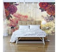 Papier peint Non renseigné Papier peint Vintage Flowers-Taille L 350 x H 245 cm