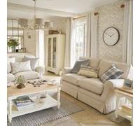 Papier peint vinyle intissé fleuri beige L.1000 x l.52 cm Laura Ashley Magnolia grove