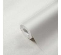 A.S. Création Papier Peints Uni Attractive intissé 10.05 m x 0.53 m Blanc Fabriqué en Allemagne 378313 37831-3