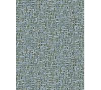 Papier Peint Vliestapete Bleu-Vert Motif Tressage Style Naturel - Bleu