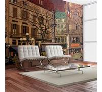 Papier peint Walk through the French square 2-Taille L 200 x H 154 cm Imprimé