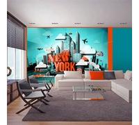 Papier Peint "Welcome New York" 140 x 200 cm Imprimé G