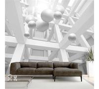 Papier peint White Enclave-Taille L 150 x H 105 cm Imprimé G