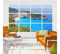 Papier peint Window on the world-Taille L 250 x H 175 cm Imprimé G