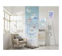 Papier Peint - Winnie Pooh Piglet and Stars 100x280cm - Intissé, Multicolors G