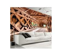 Papier peint Wooden Bridge-Taille L 400 x H 280 cm