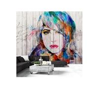 Papier peint Wooden Portrait-Taille L 300 x H 210 cm
