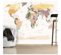 Papier peint World Map-Taille L 100 x H 70 cm Imprimé G