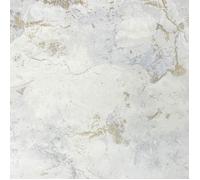 Papier peint - World of Wallpaper - WOW090 - Vinyle épais - Marbre Blanc/Or - 10,05 m x 53 cm
