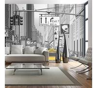 Papier Peint XXL "BD Taxis Jaunes à New York" 270x550cm