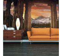 Papier peint XXL Trail of rocky temples-Taille L 550 x H 270 cm Imprimé G