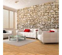 Papier Peint XXL "Trompe l'Oeil Pierre" 270x550cm Imprimé G