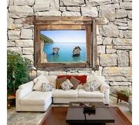 Papier peint Zagare Bay-Taille L 300 x H 210 cm Imprimé