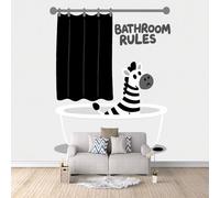 Papier Peint Zèbre Animal 500x280 cm Papier Peint Panoramique Effet 3D, Peinture Murale intissé Grande Salle De Bain, pour Moderne Salon Chambre TV Fond
