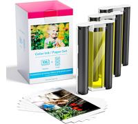 Papier Photo 10x15 Rechange Canon Selphy cp1500 CP1300 CP1200 CP910 CP1000 1 Cartouche D'encre et Papier Photo KP-36IN 3115B001(AA) Compatible avec Imprimante Canon Selphy CP, A6 (100 x 148 mm)
