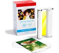 Papier Photo 10x15 Rechange Canon Selphy cp1500 CP1300 CP1200 CP910 CP1000 1 Cartouche D'encre et Papier Photo KP-36IN 3115B001(AA) Compatible avec Imprimante Canon Selphy CP, A6 (100 x 148 mm)