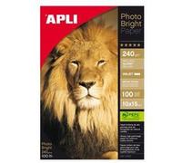 APLI Papier photo Apli G 10 x 15 cm 240 g brillant 100 feuilles