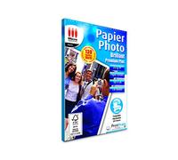 PAPIER PHOTO BRILLANT POUR IMPRIMANTE MICRO APPLICATION PACK 130 FEUILLES PREMIUM PLUS 10 X 15 CM