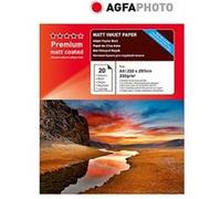 Papier photo A4 AgfaPhoto finition Mat 220g Jet d'encre - AP22020A4MDUO G
