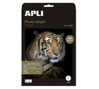 Papier Photo - A4 - Brillant - 60 Feuilles - 240g - Impression Jet D'encre - Apli