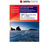 Papier photo A6 AgfaPhoto finition Satiné 260g Jet d'encre - AP260100A6S G
